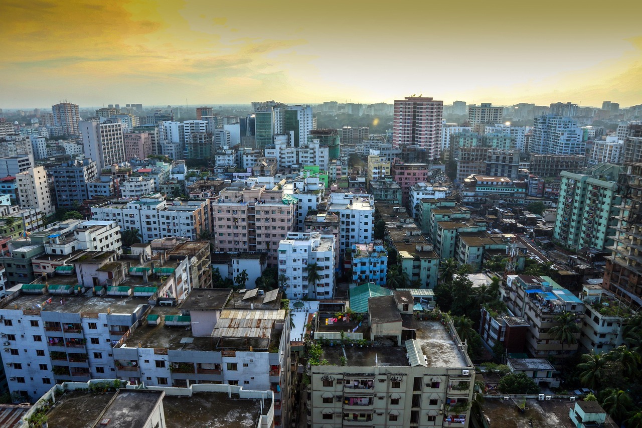 Bangladesh city skyline